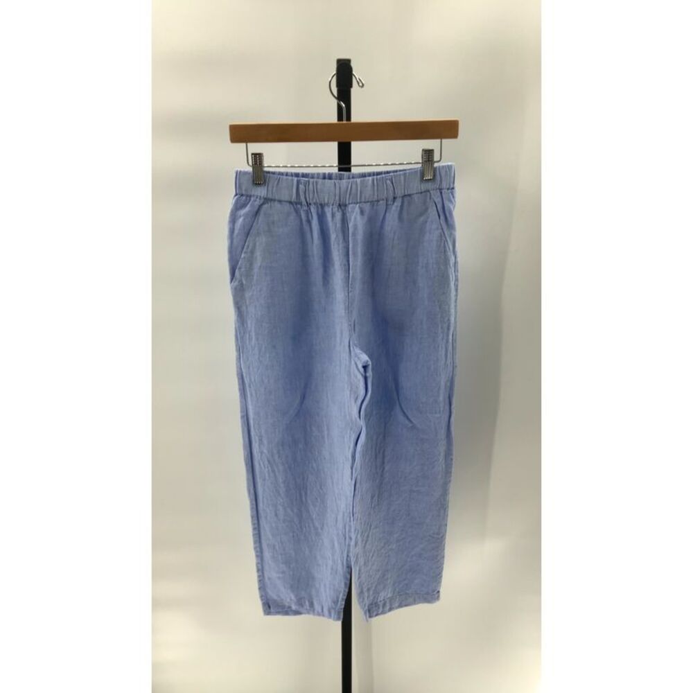 Quince Women's 100% European Linen Pants - 25" French Blue S